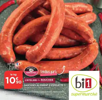 Saucisses au piment d'espelette