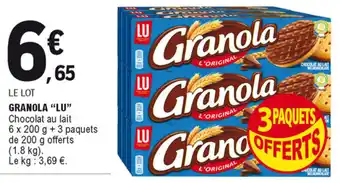 E.Leclerc Granola "lu" offre