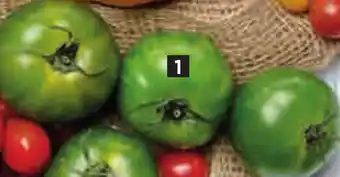 Bi1 Tomate ronde verte zébrée offre