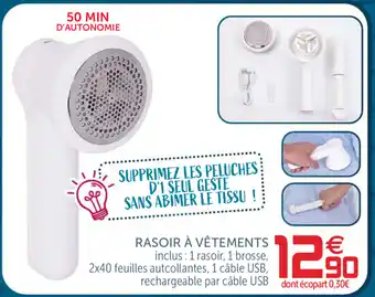Rasoir à Vêtements