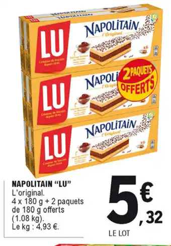 E.Leclerc Napolitain "lu" offre