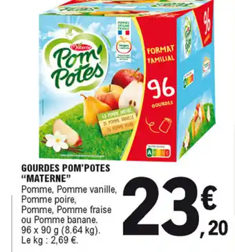 E.Leclerc Gourdes pom'potes "materne" offre