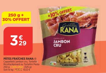 Bi1 Pâtes fraîches rana offre