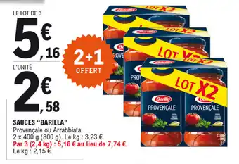 Sauces "barilla"