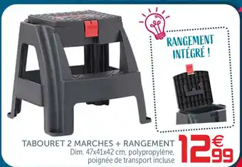Gifi Tabouret 2 Marches + Rangement offre