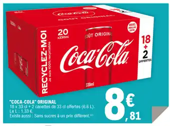 E.Leclerc "coca-cola" original offre