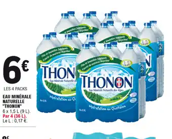 E.Leclerc Eau minérale naturelle "thonon" offre