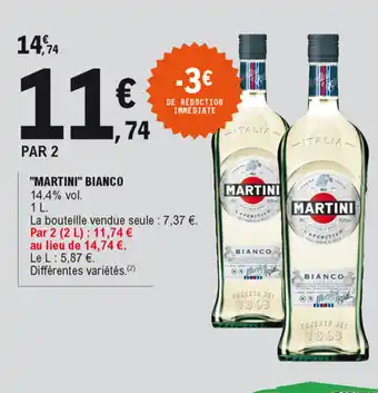 E.Leclerc "Martini" bianco offre