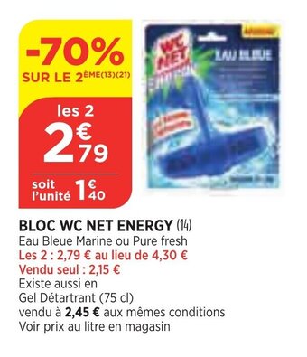 Bi1 Bloc wc net energy offre