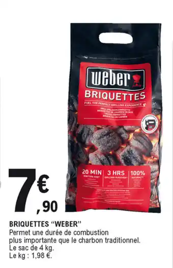 E.Leclerc Briquettes "weber" offre