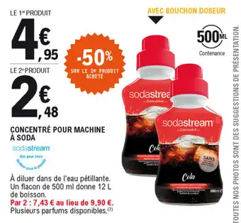 E.Leclerc Concentré pour machine à soda offre