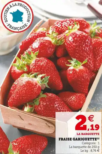 U Express Fraise gariguette offre
