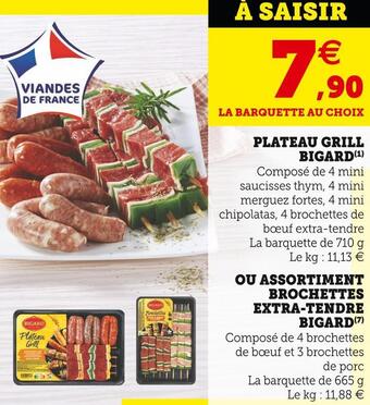 U Express Bigard plateau grill offre