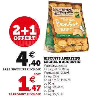 Michel et augustin biscuits aperitifs