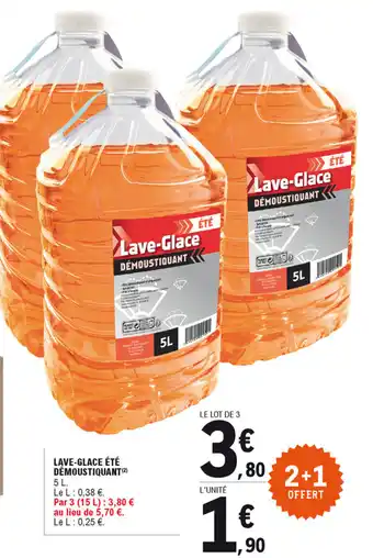 E.Leclerc Lave-glace été démoustiquant offre