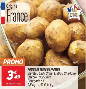 Netto Pomme de terre de primeur offre