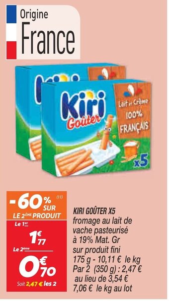 Netto Kiri goûter X5 offre