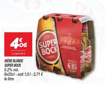 Netto Bière blonde super bock offre