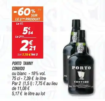 Netto Porto tawny convido offre