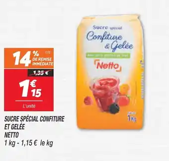 Netto Sucre spécial confiture et gelée netto offre