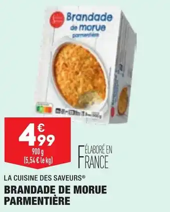 ALDI LA CUISINE DES SAVEURS brandade de morue parmentière offre