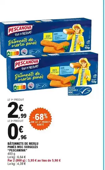 Bâtonnets De Merlu