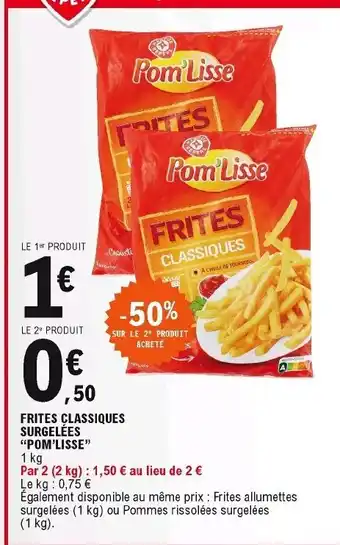 E.Leclerc Frites Classiques offre