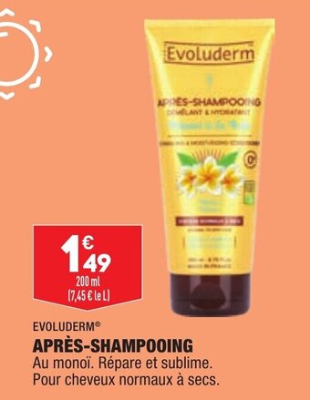 ALDI EVOLUDERM après-shampooing offre
