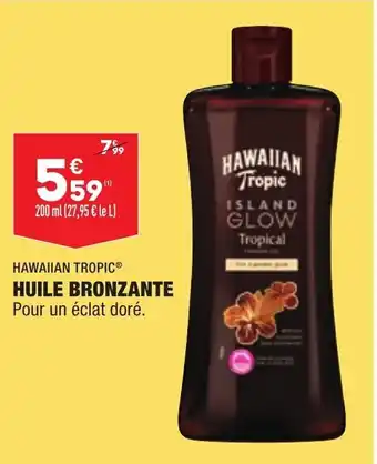 ALDI HAWAIIAN TROPIC huile bronzante offre