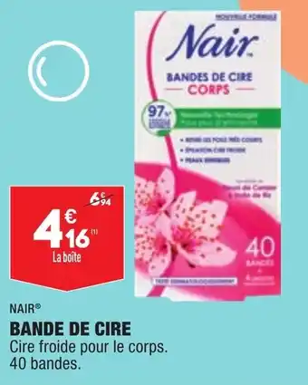 ALDI NAIR bande de cire offre