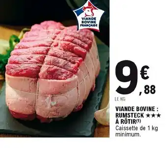 E.Leclerc Viande Bovine Rumsteck offre