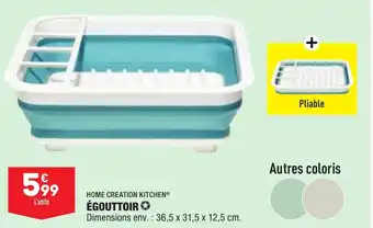 ALDI HOME CREATION KITCHEN égouttoir offre