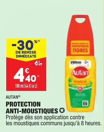 ALDI AUTAN protection anti-moustiques offre
