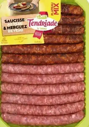 E.Leclerc 12 Saucisses Et Merguez De Veau offre