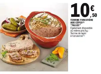 E.Leclerc Terrine Forestiére offre