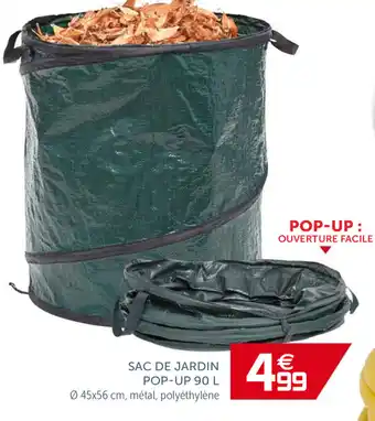 Gifi Sac de Jardin Pop-Up 90 L offre