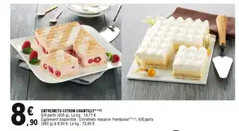 E.Leclerc Entremets Citron Chantilly offre