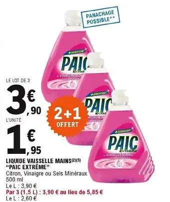 E.Leclerc Liquide Vaisselle Mains offre