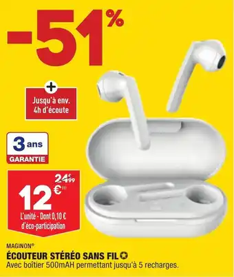 ALDI MAGINON écouteru stéréo sans fil offre