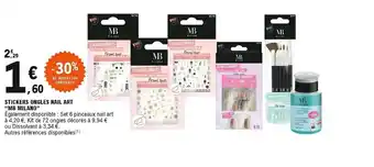 E.Leclerc Stickers Ongles Nail Art offre