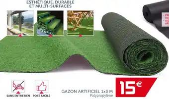 Gifi Gazon Artificiel 1x3 M offre