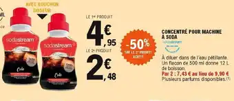 E.Leclerc Concentré pour machine à soda offre