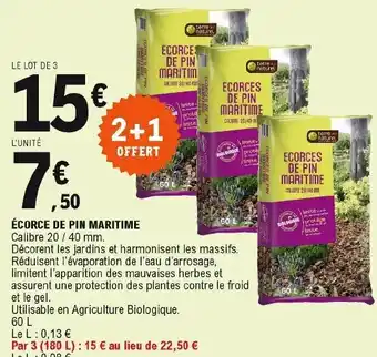 Ăcorce de pin maritime
