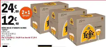 E.Leclerc Bière belge d'Abbaye blonde offre