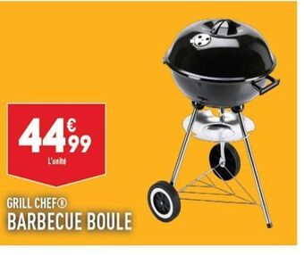 ALDI Barbecue boule grill chef offre
