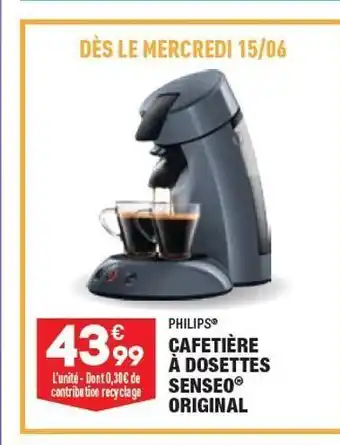 ALDI Cafetière a dosettes senseo original offre