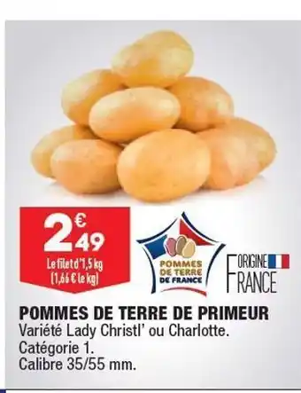 ALDI Pommes de terre de primeur offre