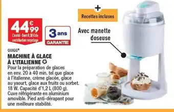 ALDI Machine a glace a l´italienne offre