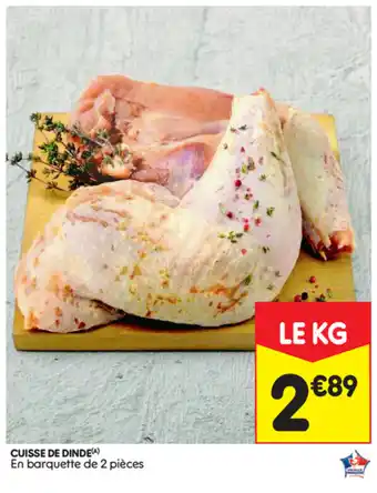 Leader Price Cuisse de dinde offre