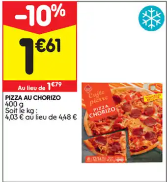 Leader Price Pizza au Chorizo offre